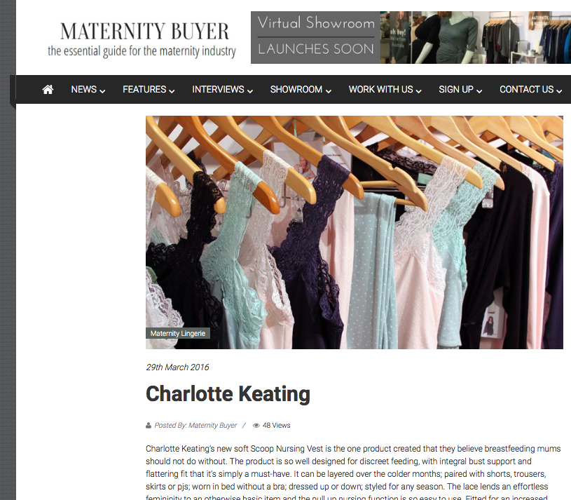 Maternity Buyer - Nursing Vest Feature