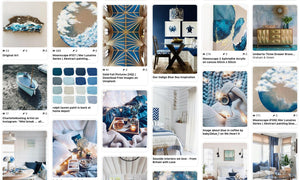 Create a coastal home with rich soulful blues