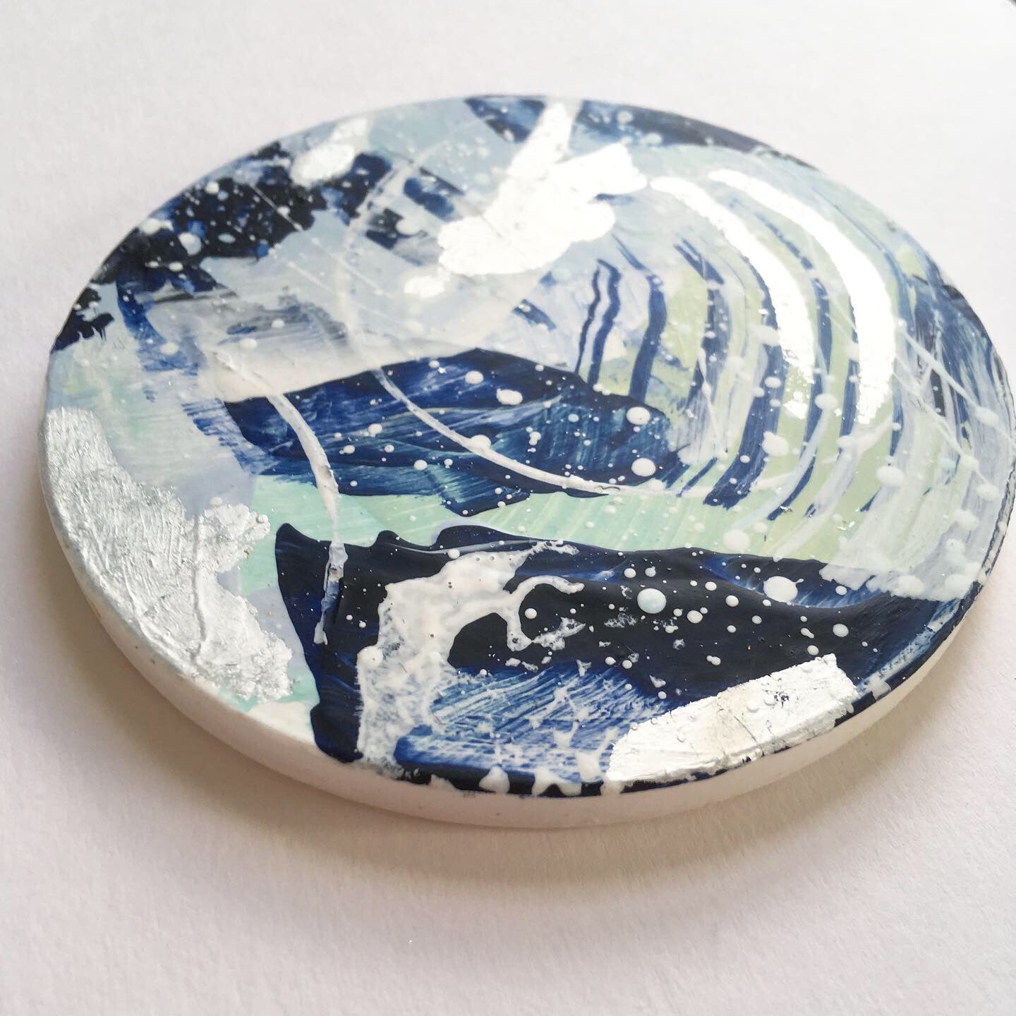 Distant Shores hand painted coasters
