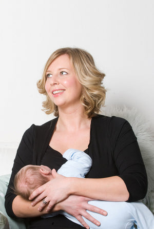 Breastfeeding in V Neck Nursing Top
