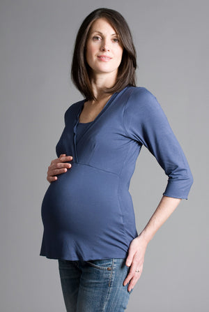 V Neck Pregnancy top to breastfeed in