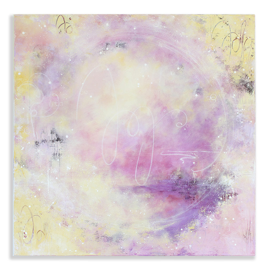 Spellbound Abstract Painting 120cm sq 47" sq