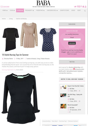 19 Stylish Nursing Tops for Summer