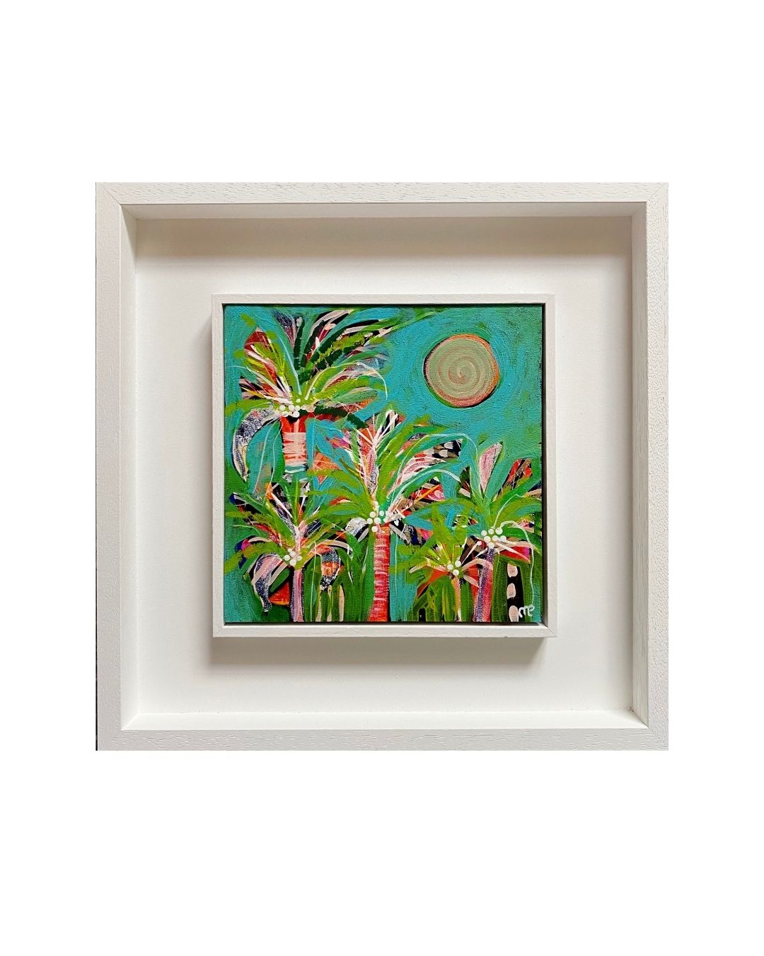 MP9 Dream Palm and Tranquil Moon 1 by Mary Price