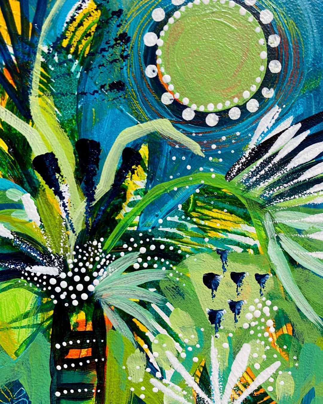 MP1 Funky Palm 1 by Mary Price