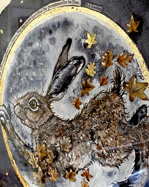 WCP504 Moonlight - Hare by Watercolour Puddles