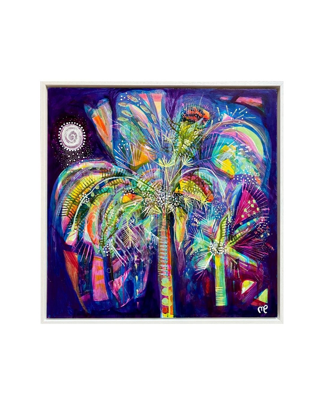 MP15 Palm in a Purple Paradise by Mary Price