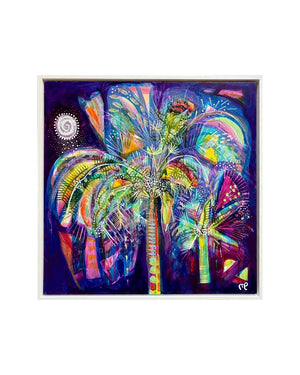 MP15 Palm in a Purple Paradise by Mary Price