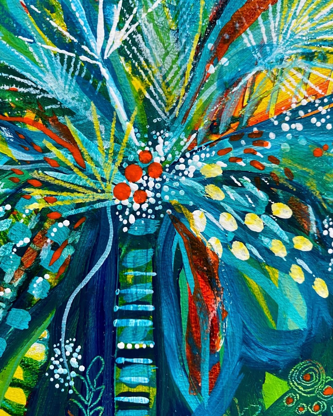 MP7 Tropical Dream Palm 1 by Mary Price