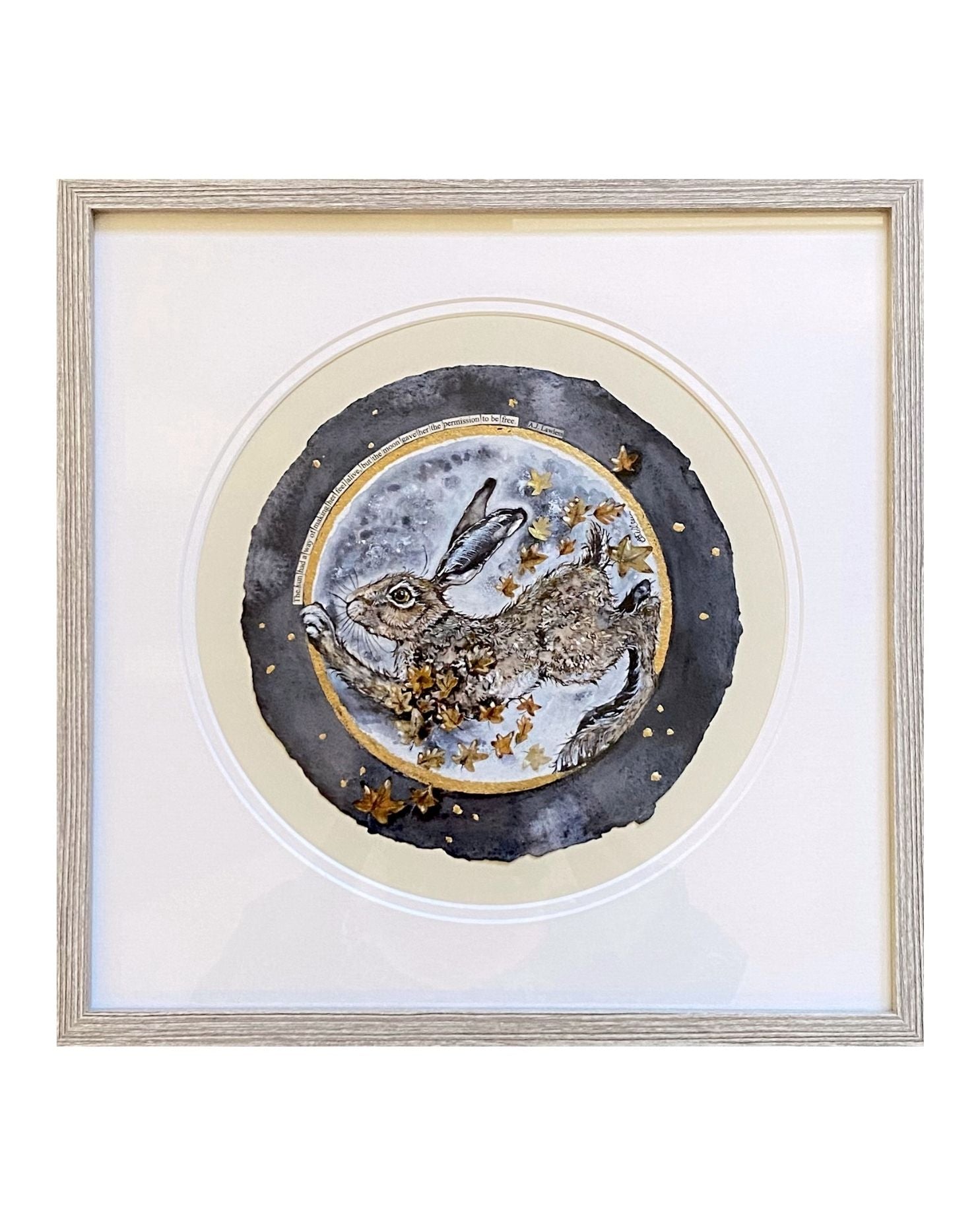 WCP504 Moonlight - Hare by Watercolour Puddles