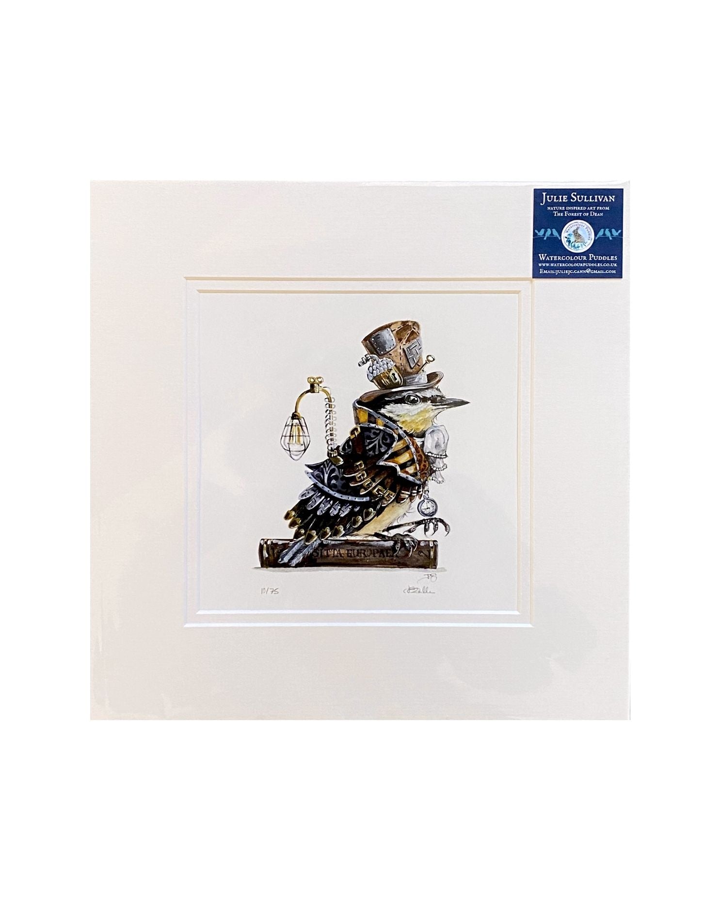 WCP122 Obadiah Zachariah Print by Watercolour Puddles