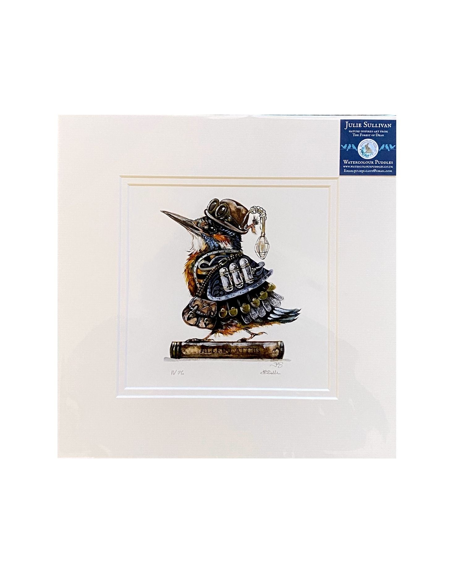 WCP119 Cornelius Nimrod Print by Watercolour Puddles