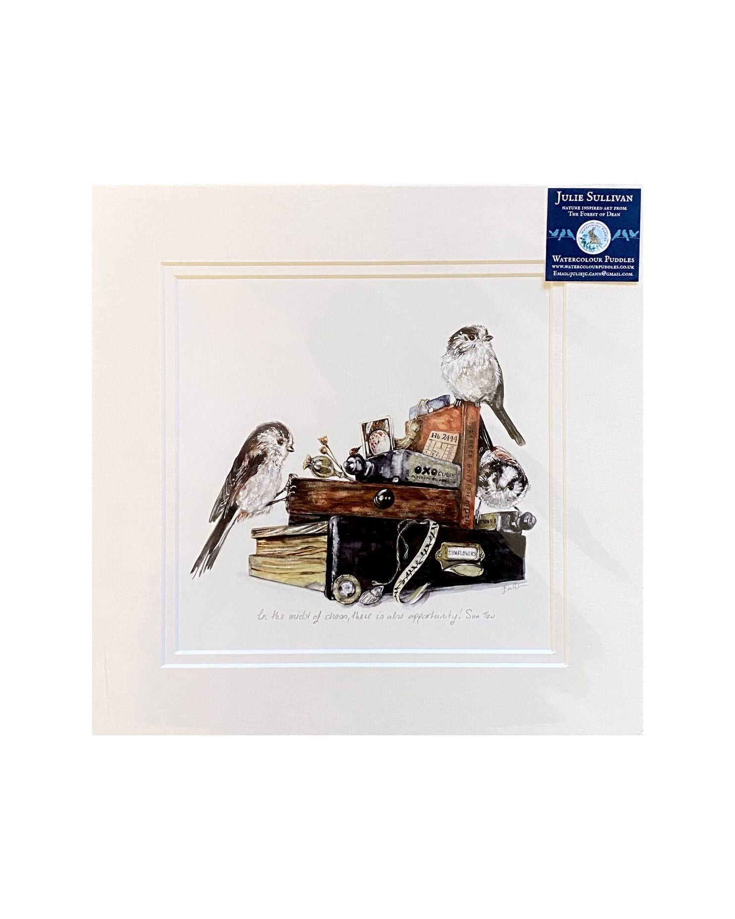 WCP135 Amidst the Chaos - LTTS Print by Watercolour Puddles