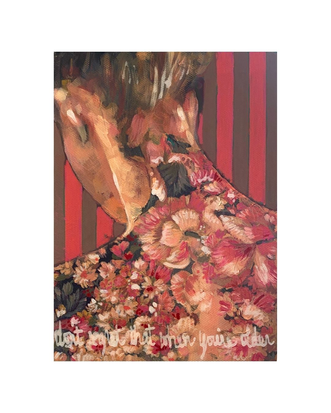 GD08c Mixed Media on Canvas A5 by Gill Douglas
