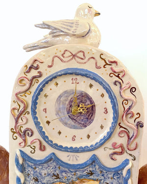 SL15 Whimsical Carriage Clock by Studio Lorenson Ceramics