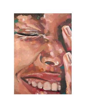 GD08b Mixed Media on Canvas A5 by Gill Douglas