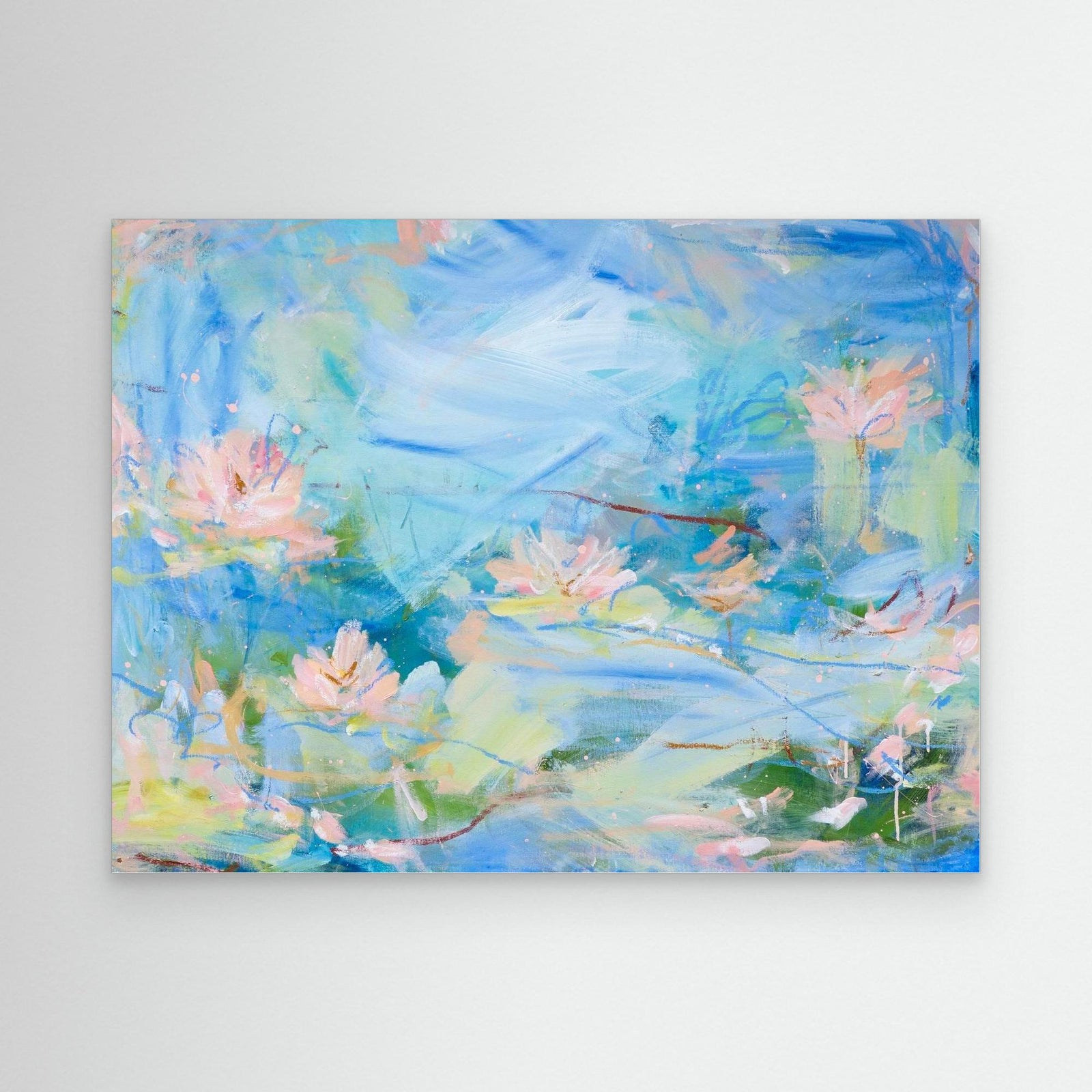 Whispering Pool Art Print on Canvas