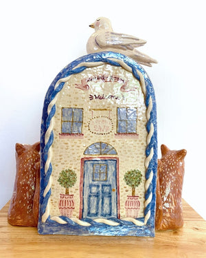 SL15 Whimsical Carriage Clock by Studio Lorenson Ceramics