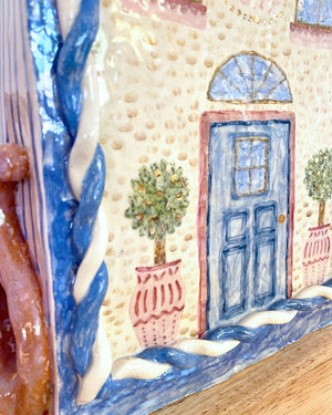 SL15 Whimsical Carriage Clock by Studio Lorenson Ceramics