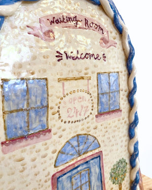 SL15 Whimsical Carriage Clock by Studio Lorenson Ceramics