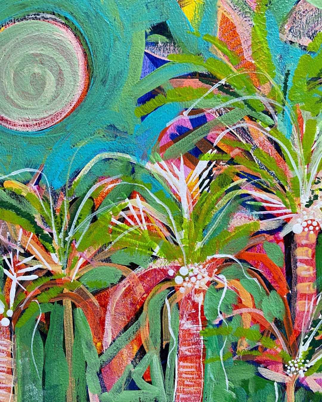 MP10 Dream Palm and Tranquil Moon 2 by Mary Price
