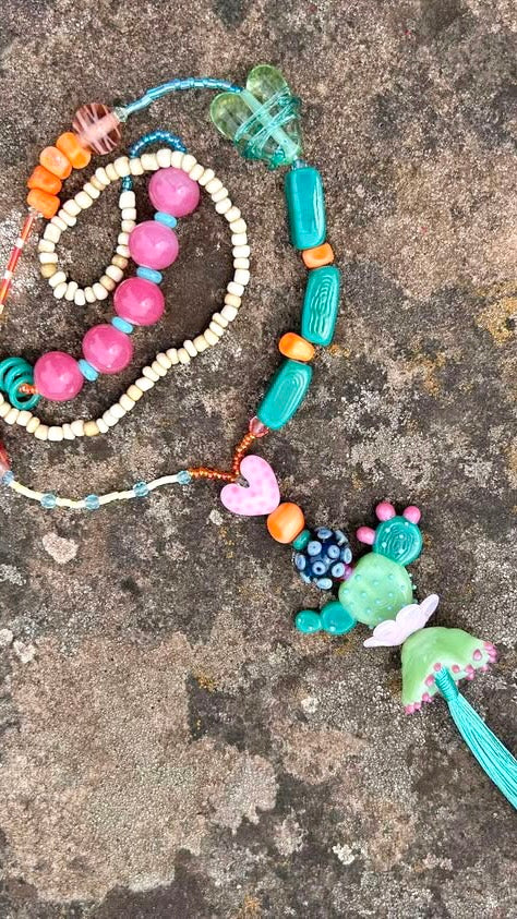 SC1 Happy Cactus Necklace by Sadie Copus