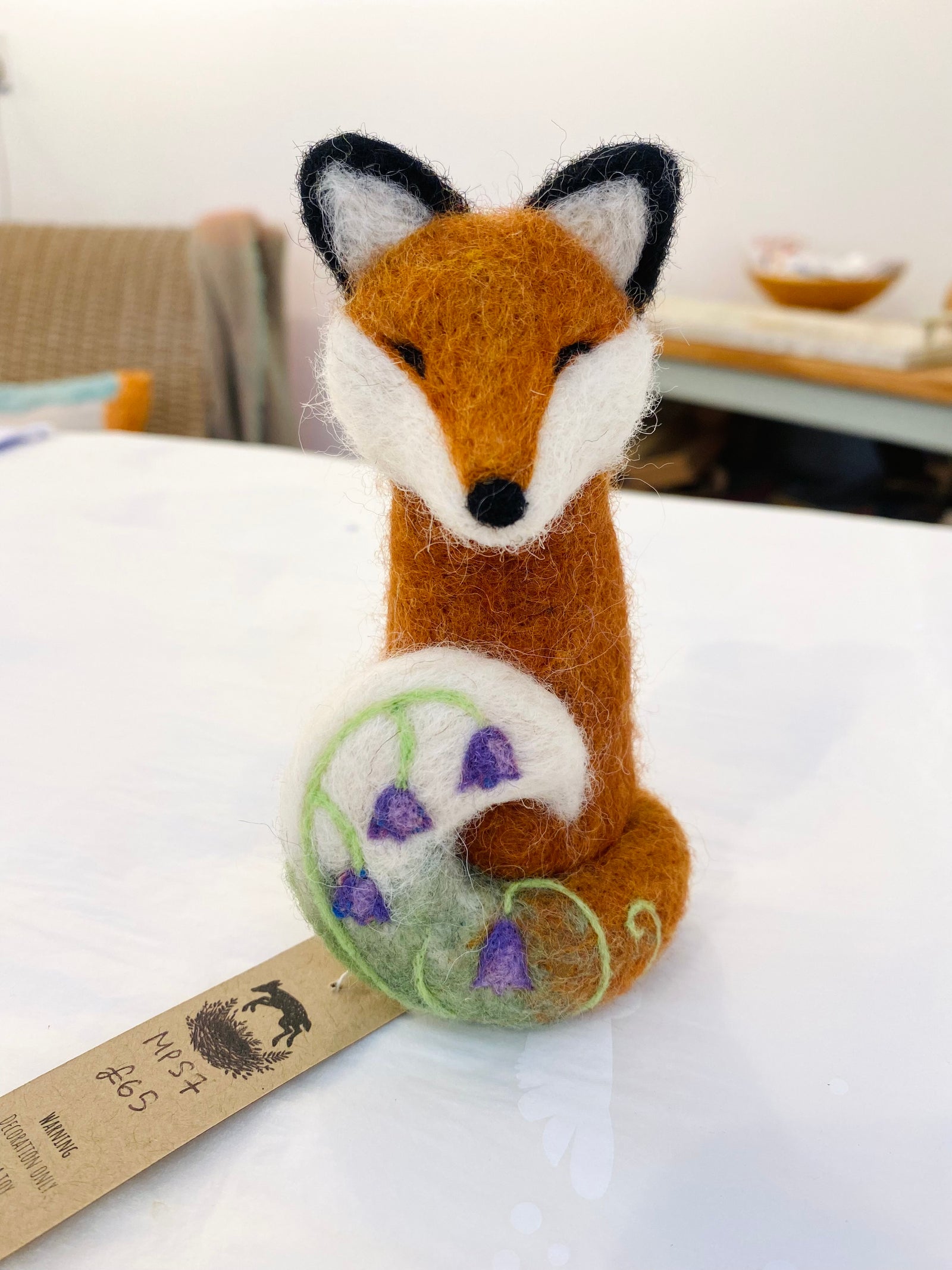MPS7 Fox & Bluebells Felt by Megan Pugh
