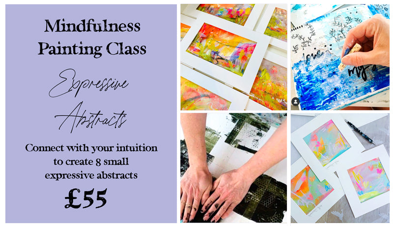 Mindful Painting Class -Expressive Abstracts 3hrs