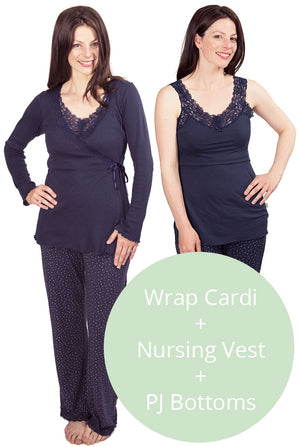 Nursing Top Wrap Cardigan Giselle