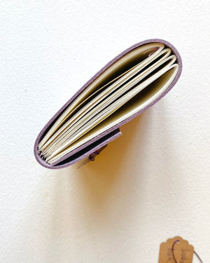 BMB20 handmade leather bound notebook Brilliant Magpie Bookbinding