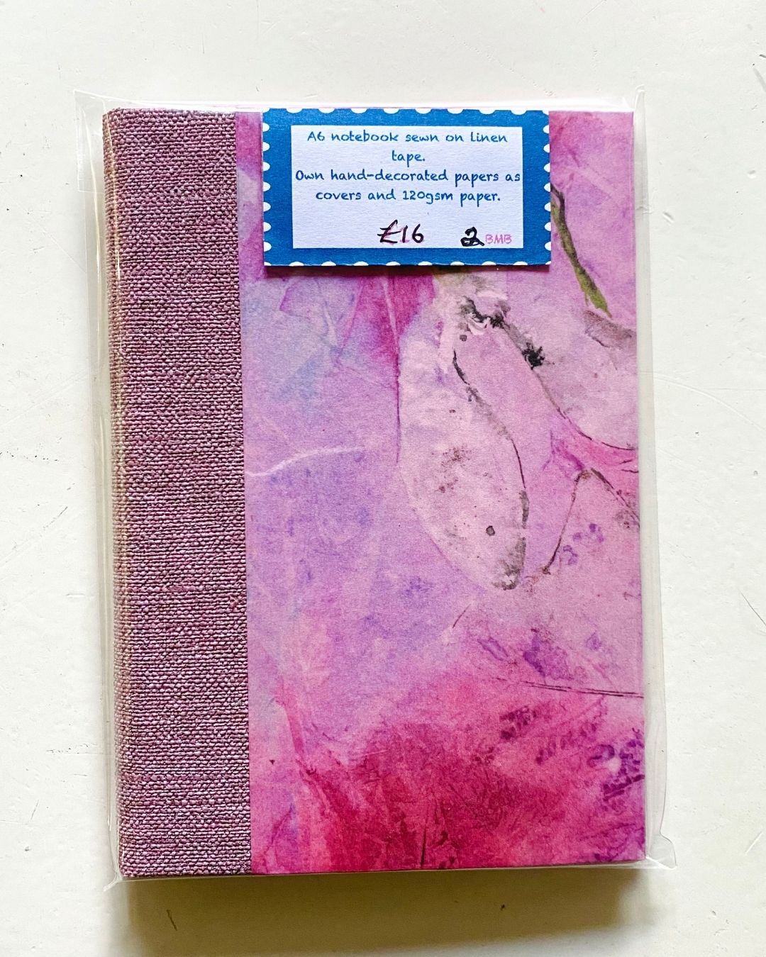 BMB2c A6 notebook Brilliant Magpie Bookbinding