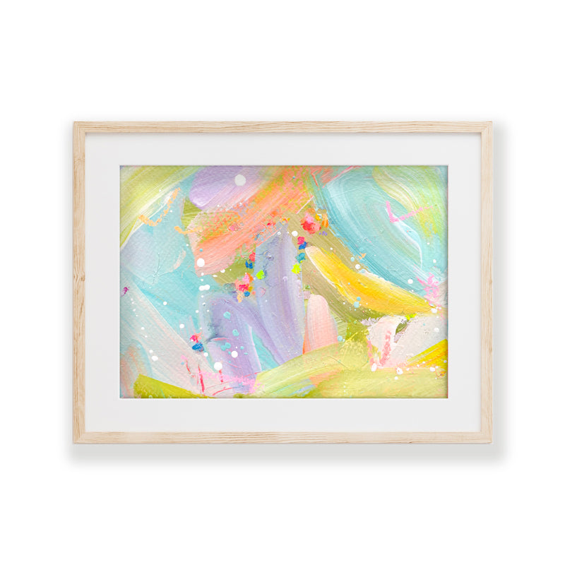 Bananarama  Fizz Aperitif | Abstract Painting on Paper