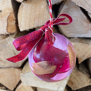 Turkish Delight Hand Painted Ceramic Bauble