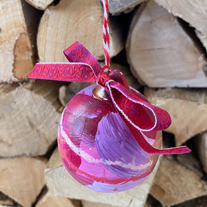 Turkish Delight Hand Painted Ceramic Bauble
