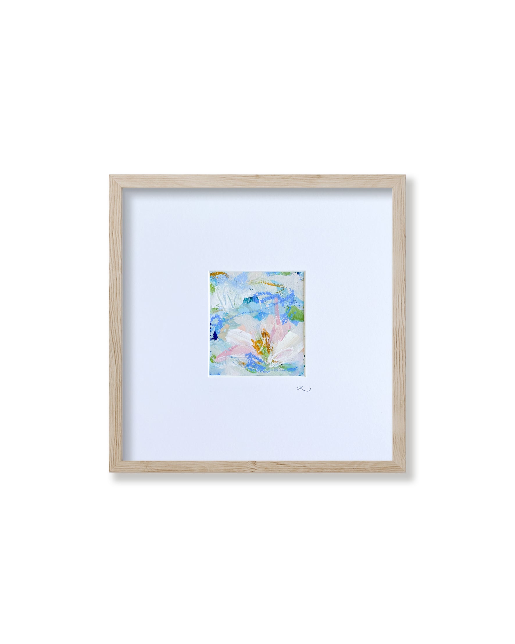 Falling Blooms 2 | Floral Abstract on Watercolour Paper