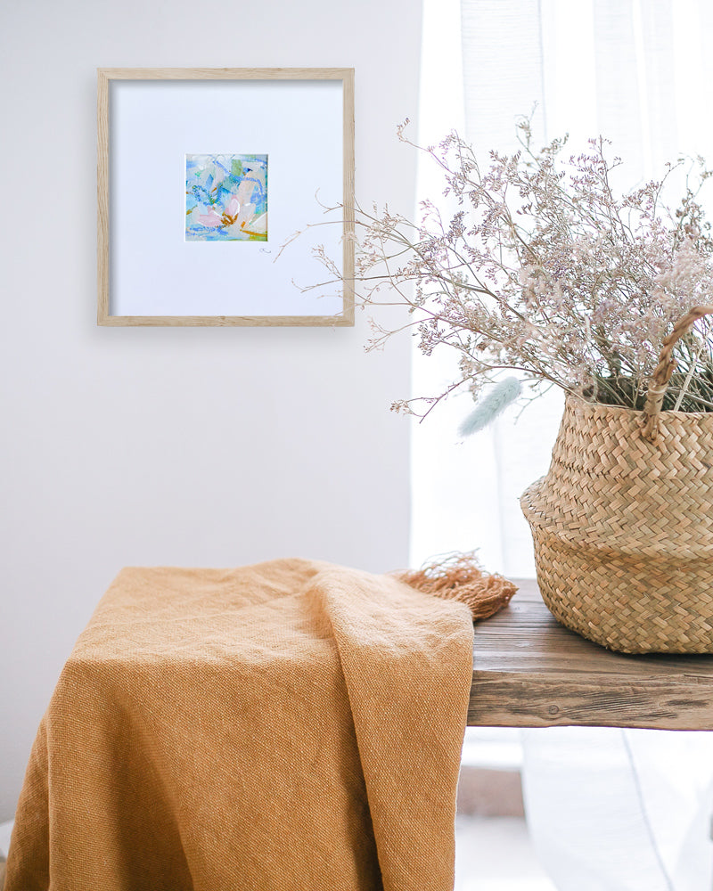 Falling Blooms 6 | Floral Abstract on Watercolour Paper