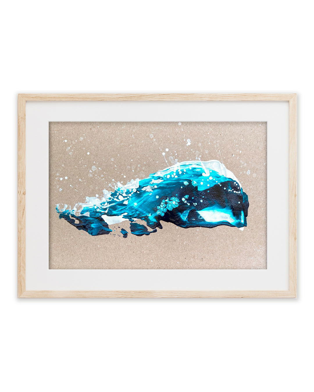 Bright Current | Wave Painting 5/20 A5