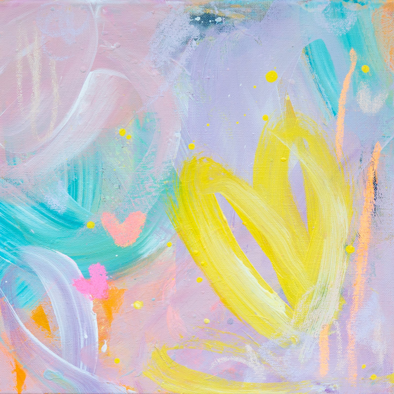 Sunshine Kisses Card | Bright Art Blank Greetings Card