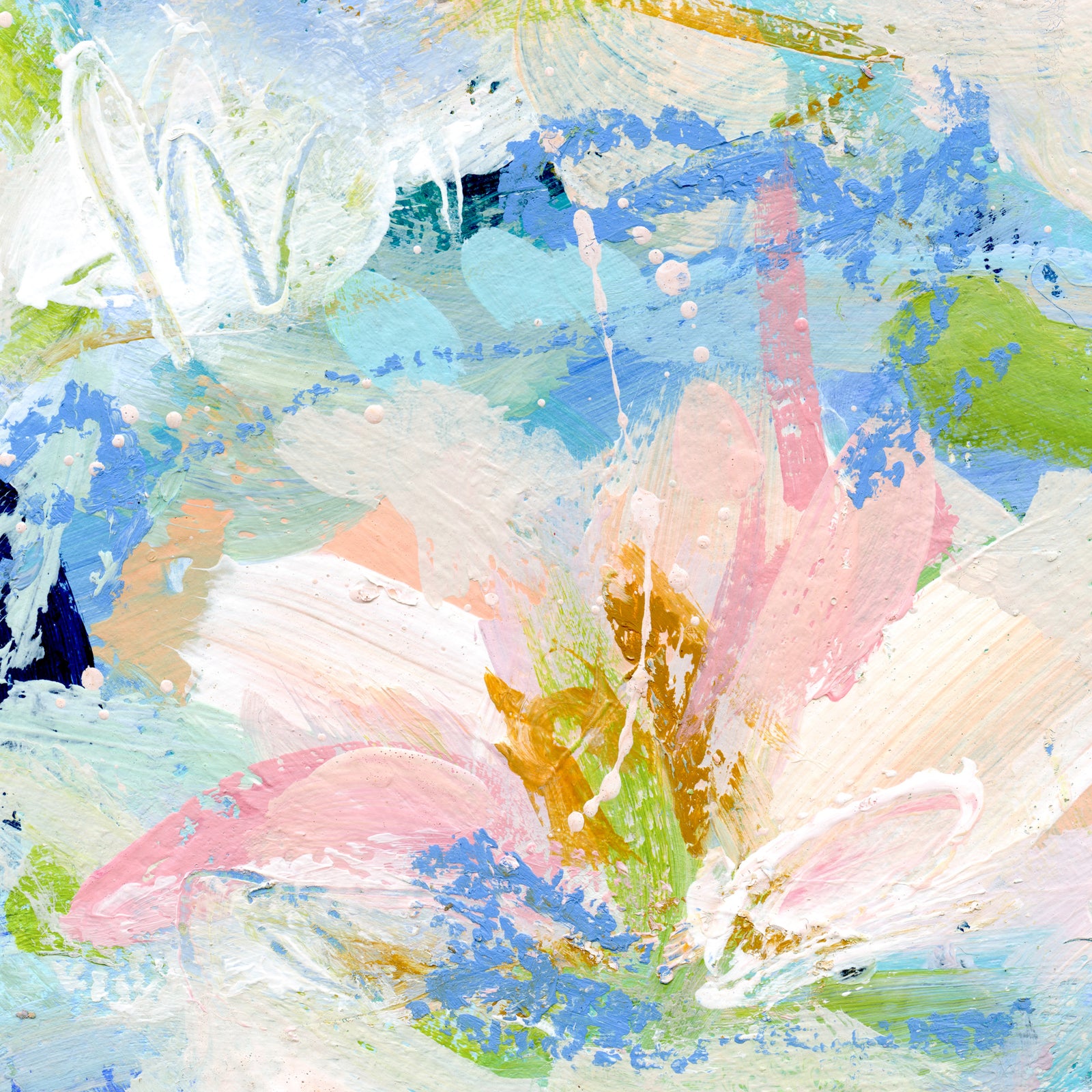 Falling Blooms Card | Magnolia Art Blank Greetings Card