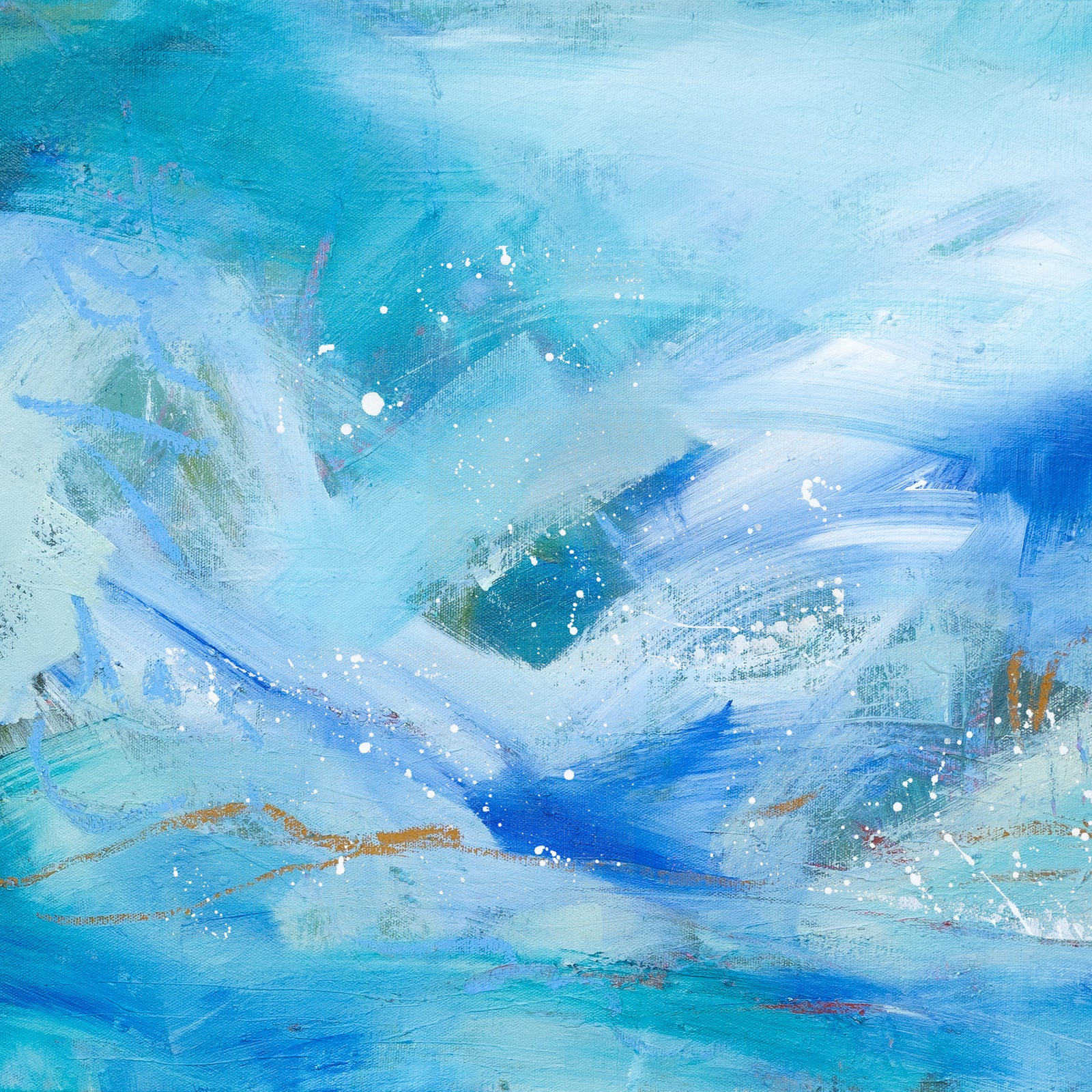 Seaspray Waves Card | Ocean Art Blank Greetings Card