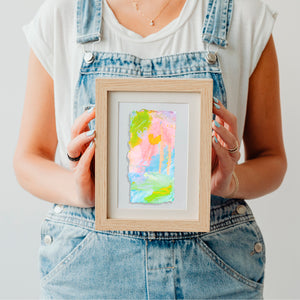 Bitesize Treats | Tiny Abstract Paintings on Paper
