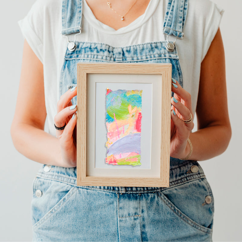 Bitesize Treats | Tiny Abstract Paintings on Paper