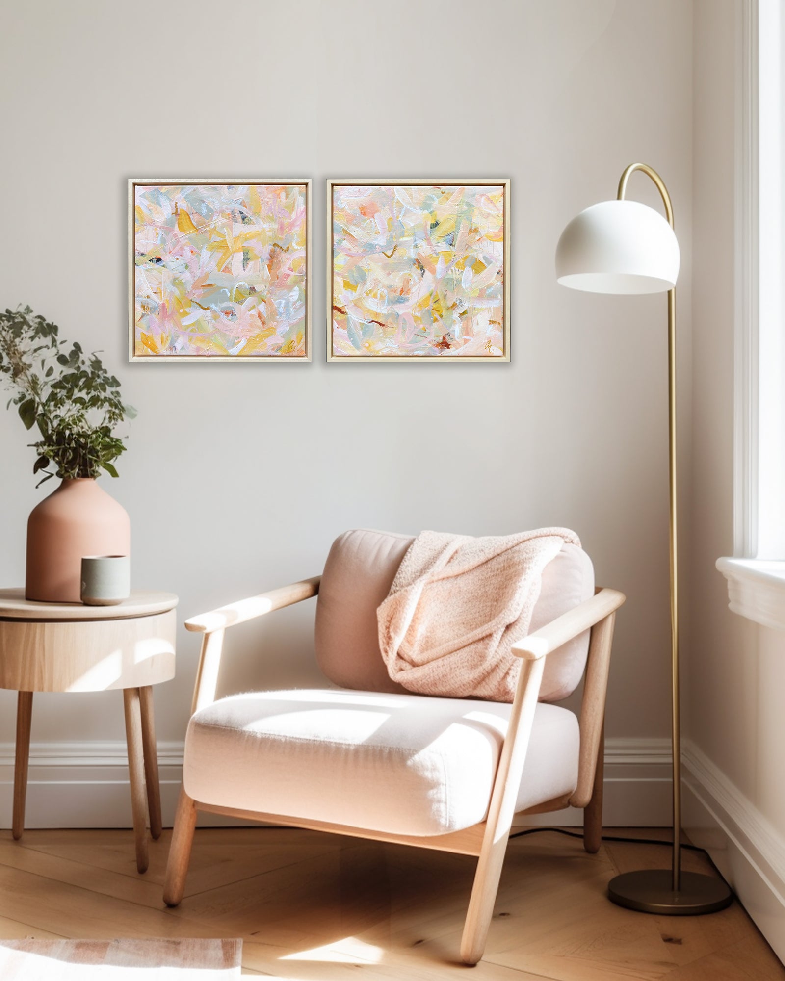 Softly Yours | Framed Acrylic Painting on Canvas