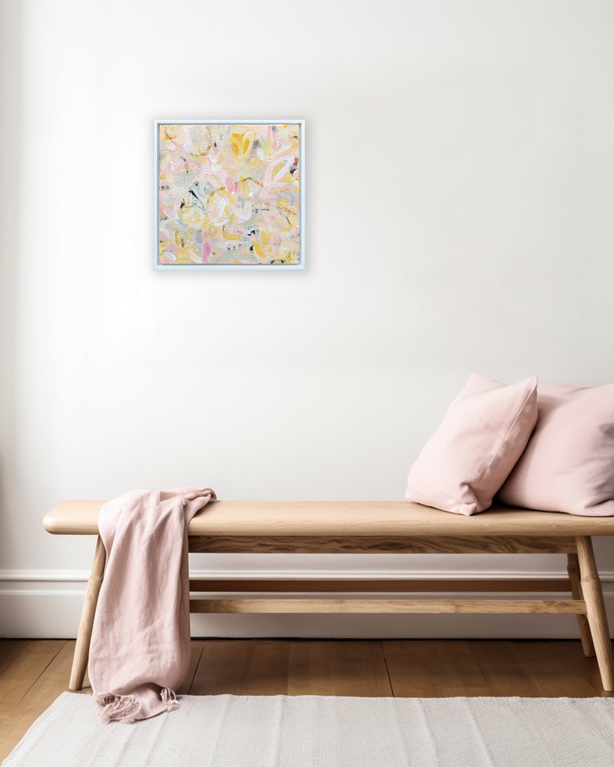 Heartlines | Framed Acrylic Painting on Canvas