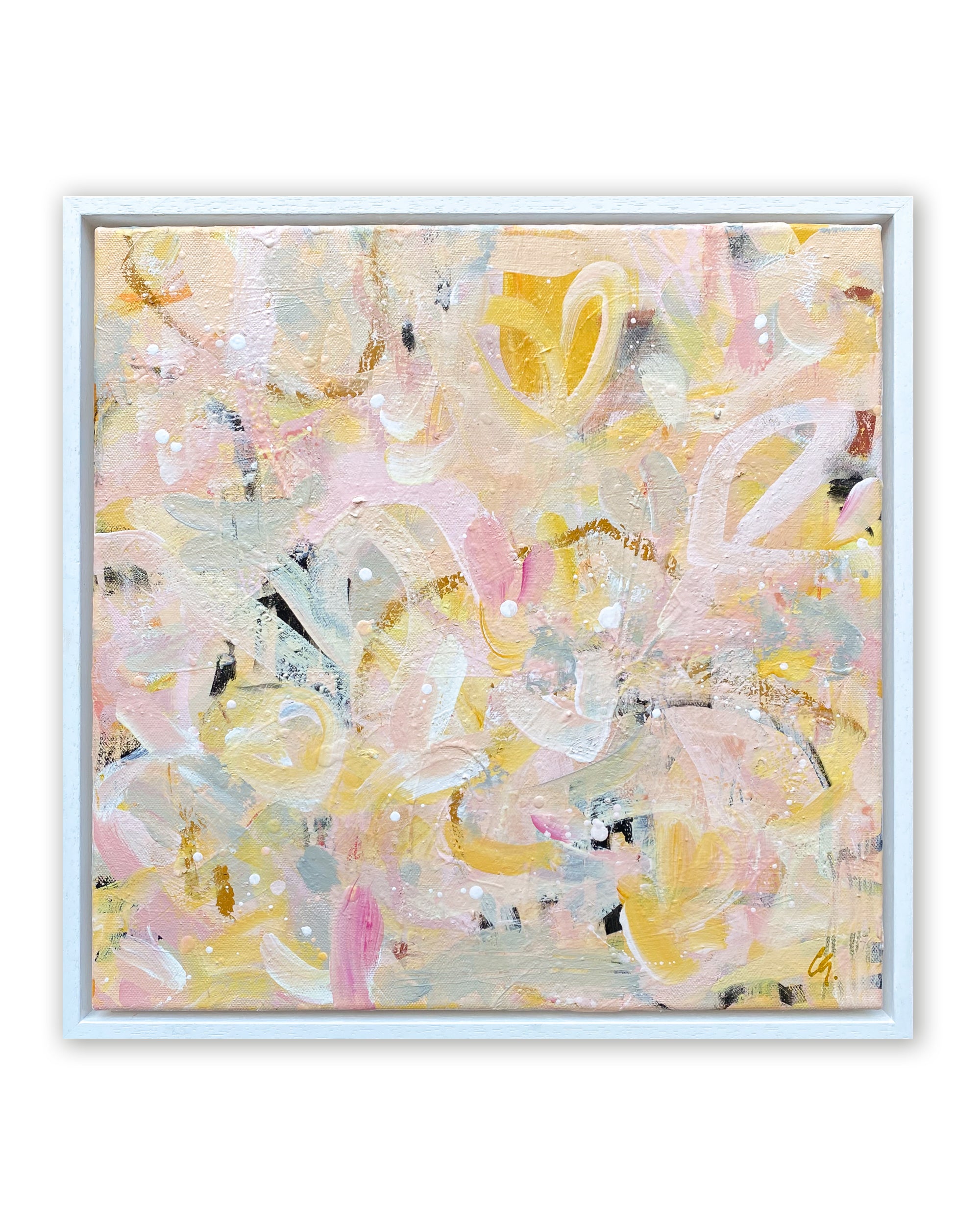 Heartlines | Framed Acrylic Painting on Canvas