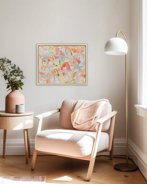 Warming to You | Framed Acrylic Painting on Canvas