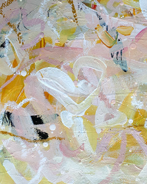 Sweet Serenade | Acrylic Painting on Watercolour Paper