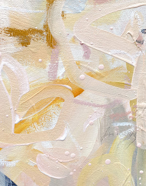 Love Letters | Framed Acrylic Painting on Canvas