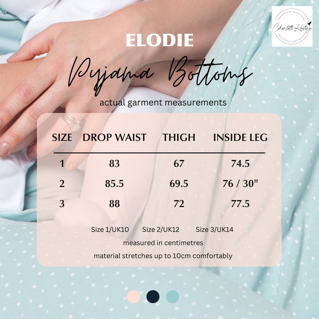 Nursing Pyjama Trousers Speckled Egg Print Elodie