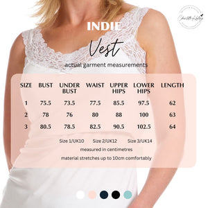 Nursing Vest Lace Scoop Neck Indie